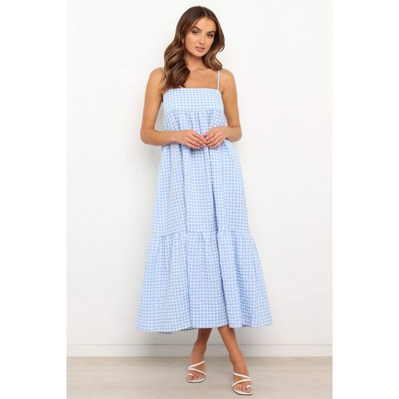 Petal & Pup Womens Bradley Midi Dress US 10 Blue AUS 14 - NWT $86 - Picture 6 of 7